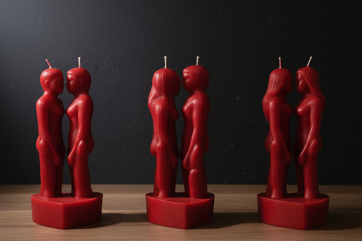 Couple Candle – Face-to-Face Relationship Ritual Candle