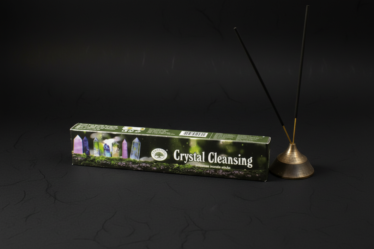 Crystal Ritual masala incense package with 12 sticks