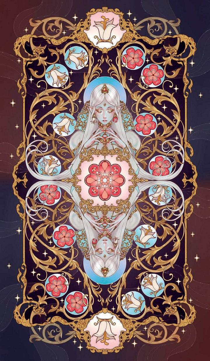 Anima Tarot The Hermit tarot card with a cloaked figure