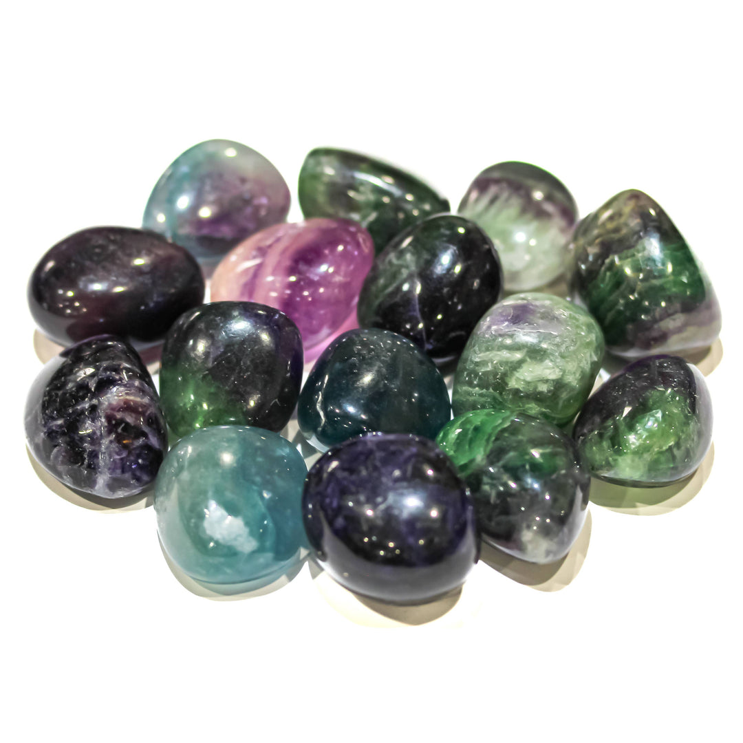 Rainbow Fluorite Tumbled Stone