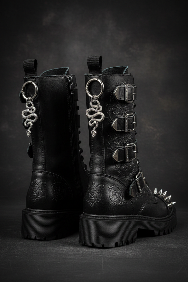 Silver Serpent Boot Charm