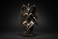 Bronze Baphomet Statue – Sovereignty & Shadow Altar Figure
