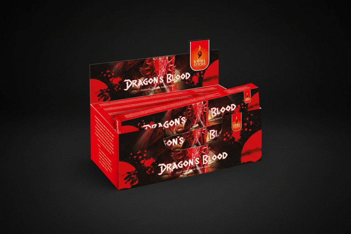 Soul Sticks Dragon's Blood masala incense package