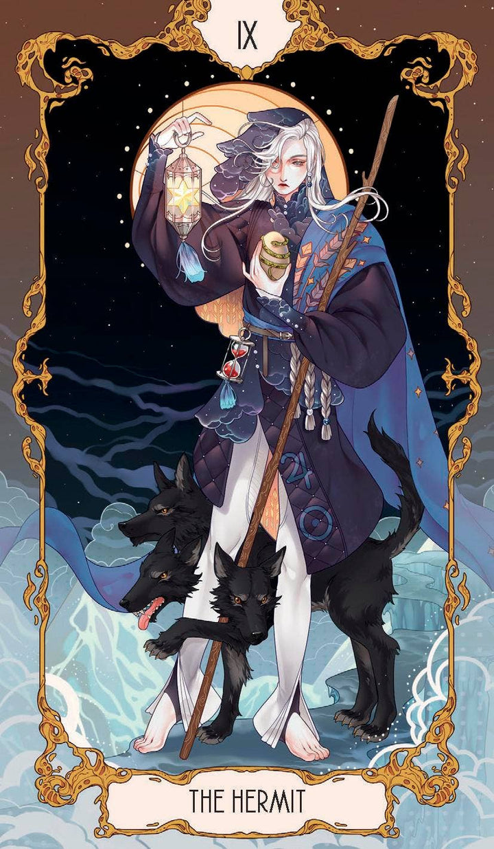 Anima Tarot Three of Swords card with symbolic heart motif