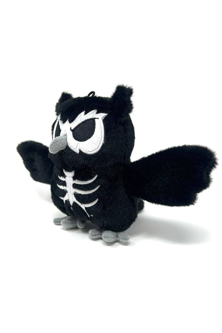 Skelehoot Owl Plush Keychain