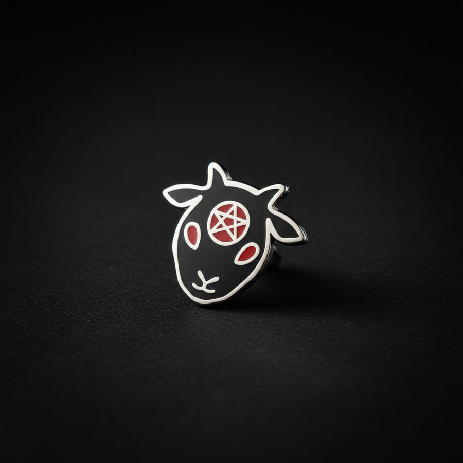 Mini Baphomet Enamel Pin