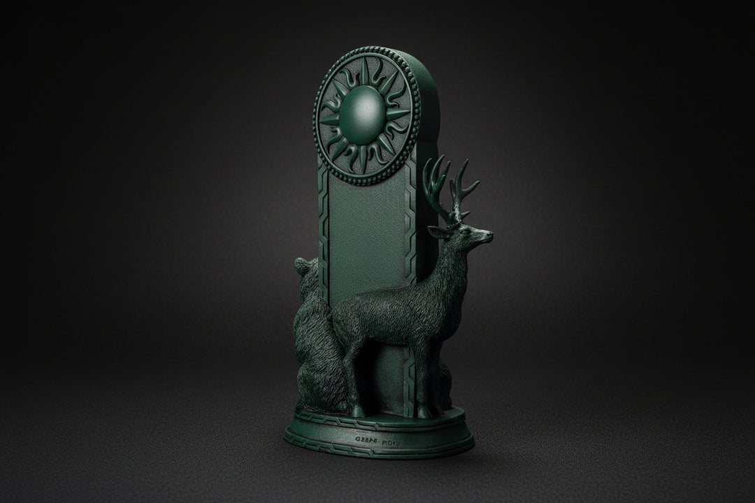 Gaia Earth Mother statue shown from an alternate angle