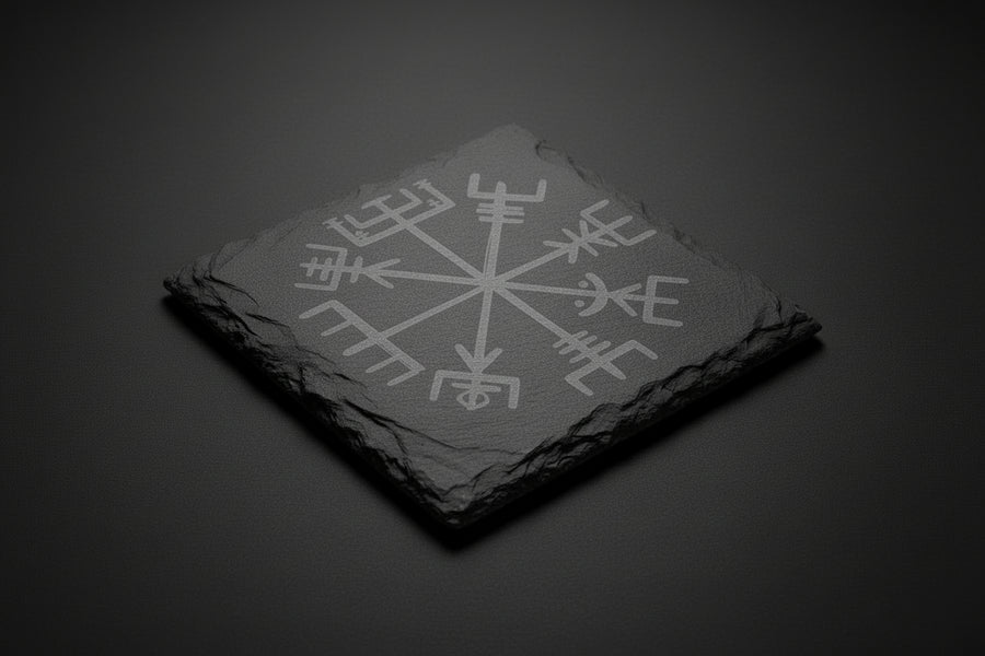 Vegvisir Slate Altar Tile
