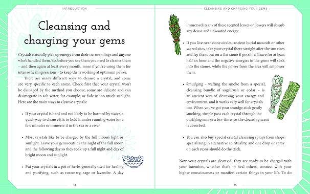 Essential Book of Crystals interior reference page