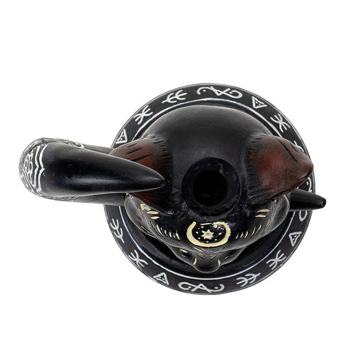 Black cat backflow burner alternate angle