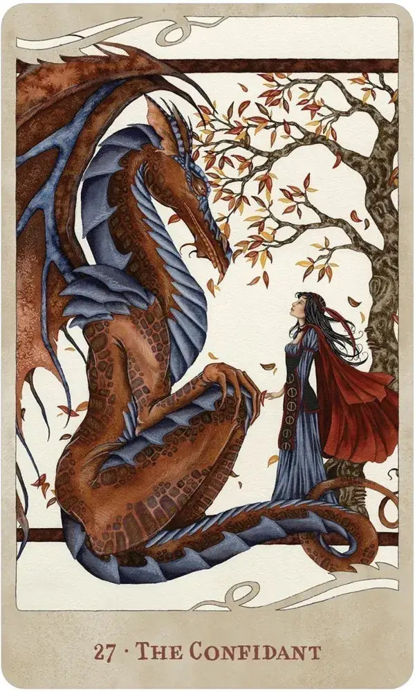 For the Love of Dragons oracle card artwork view 1