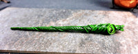 Emerald Wyrm Wand – Dragon-Shaped Scaled Magic Wand