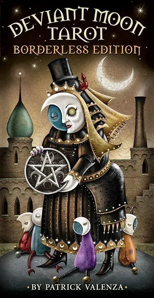Deviant Moon Tarot Borderless Edition tarot deck product cover and packaging