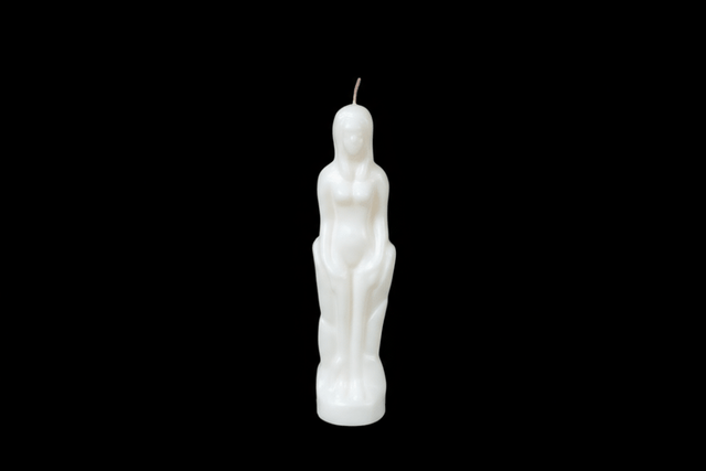 Female Figure Candle – Ritual Wax for Love, Power & Binding