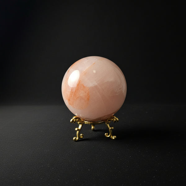 Fiery Rose Quartz Sphere - 100 mm