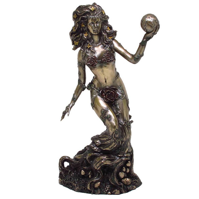 Goddess Gaia Statue - in Bronzed Resin - American Occultist LLC