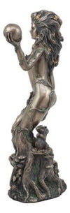 Goddess Gaia Statue - made in Bronzed Resin - American Occultist LLC
