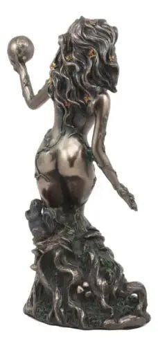 Goddess Gaia Statue - with Bronzed Resin - American Occultist LLC