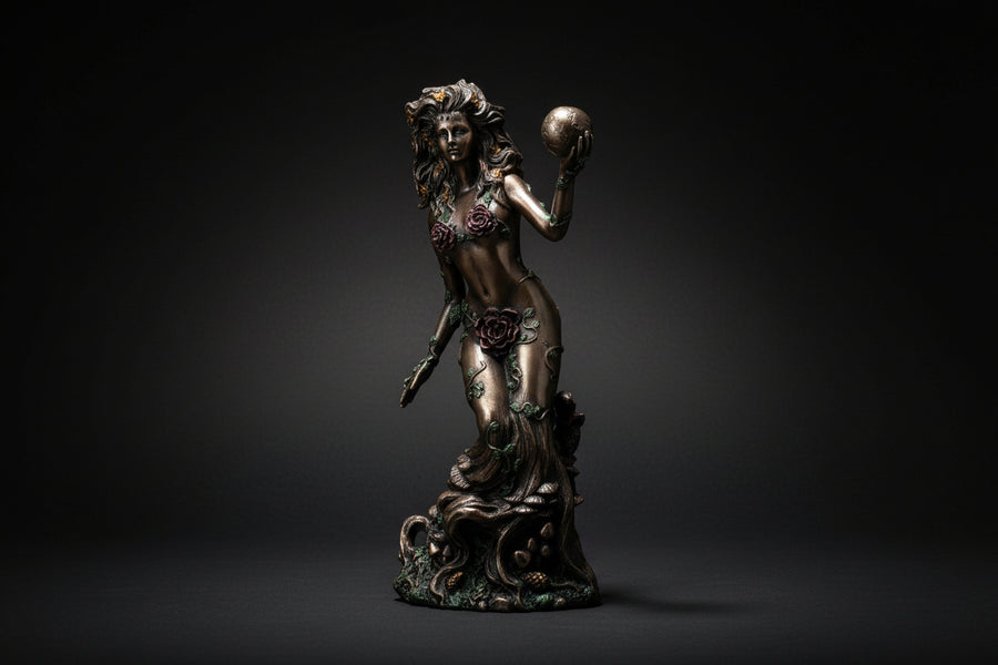 Goddess Gaia Statue - Bronzed Resin
