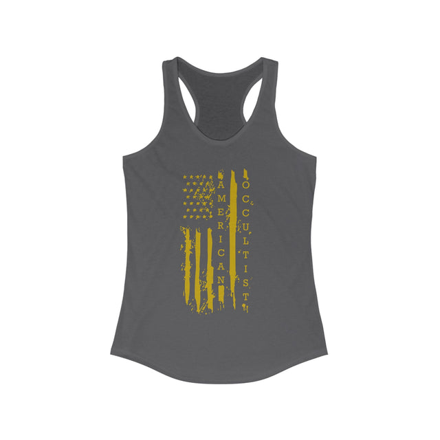Gold Flag Racerback Tank – Women’s Occult Streetwear