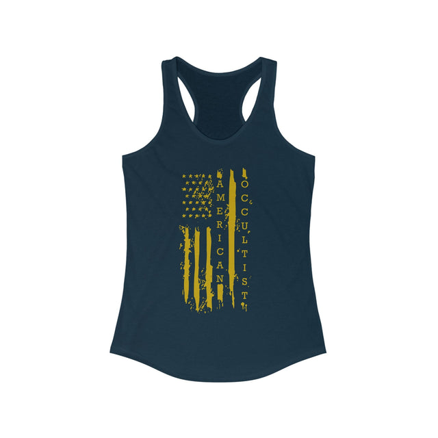 Gold Flag Racerback Tank – Women’s Occult Streetwear