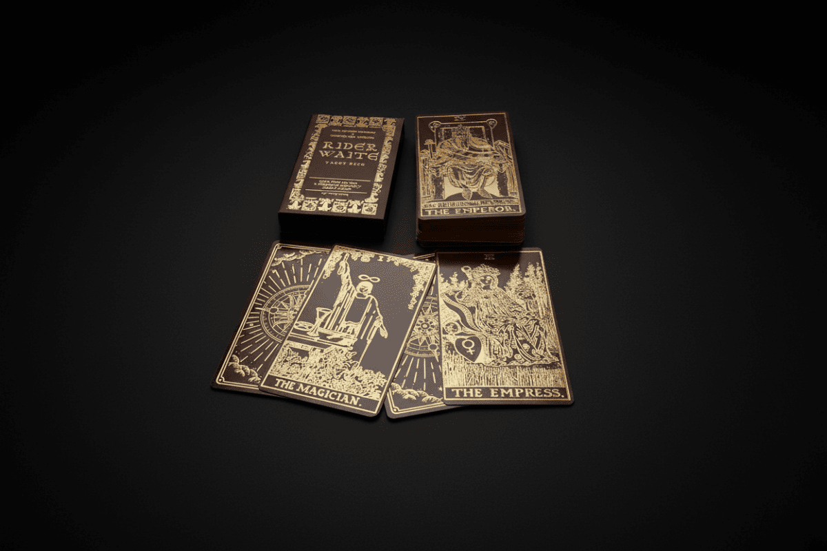 Golden Thread Tarot Deck – 78 Card Rider-Waite Set
