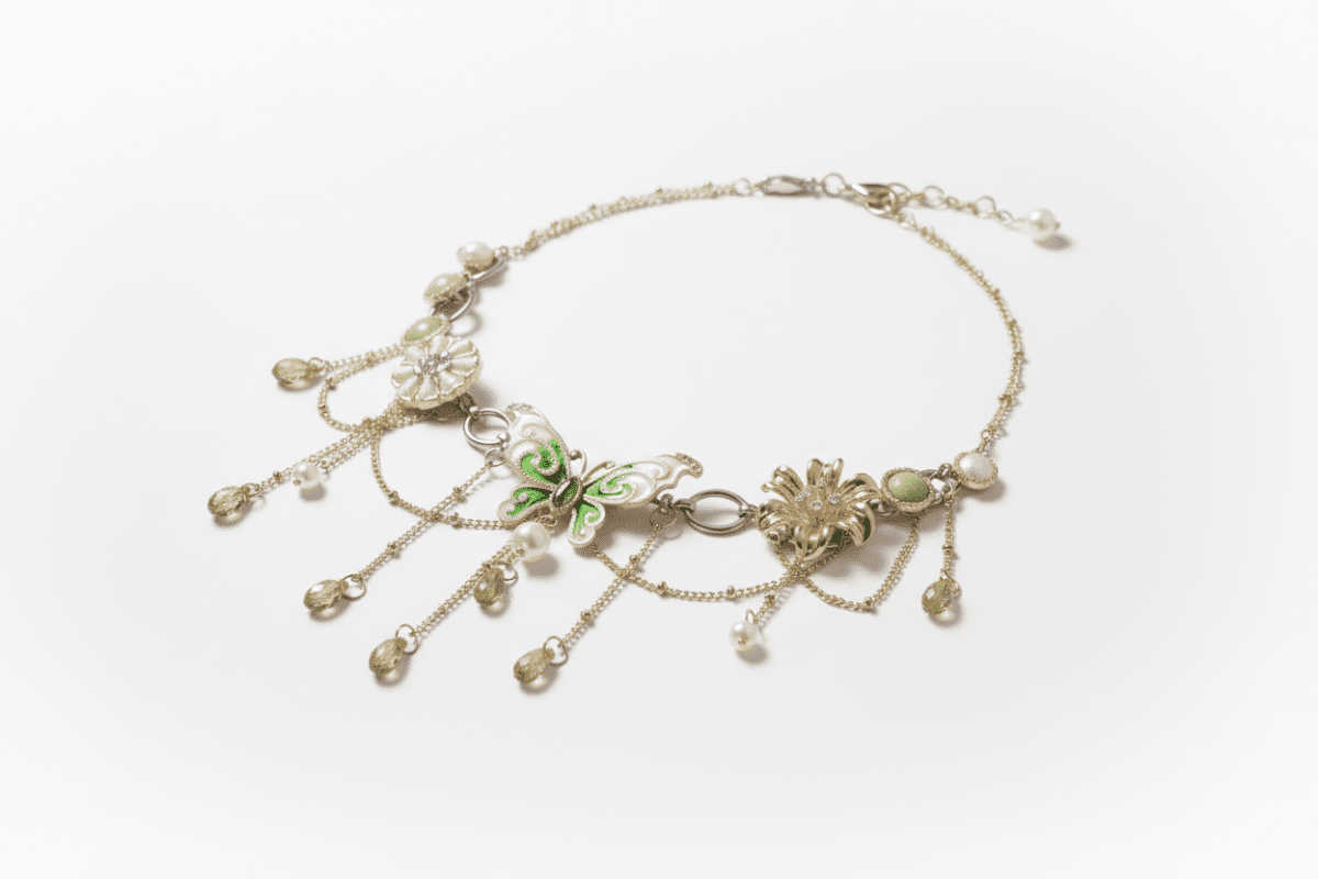 Green Butterfly Necklace – Nature Witch Energy