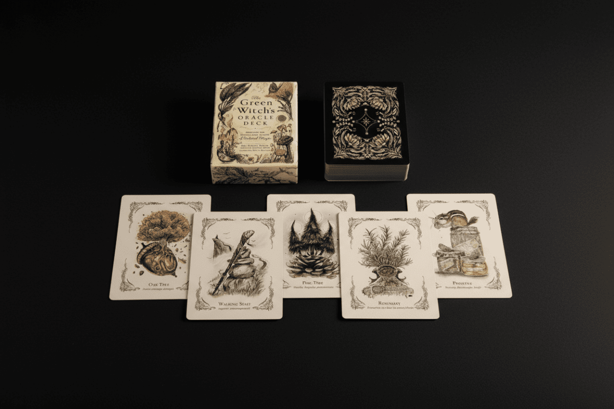 Green Witch's Oracle nature-based divination card deck