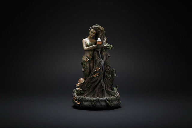 Greenman Tree Ent backflow incense burner front view