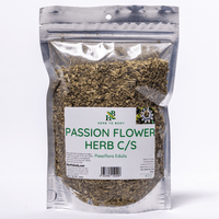 Package of passion flower herb with 'Herb to Body' label on a white background