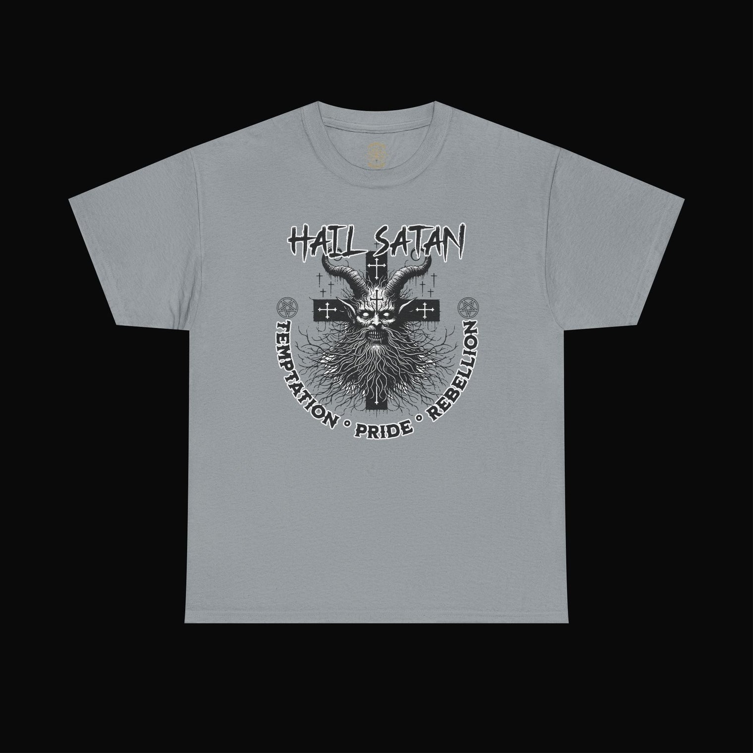 Hail Satan Tee – Rebellion, Temptation, and Pride