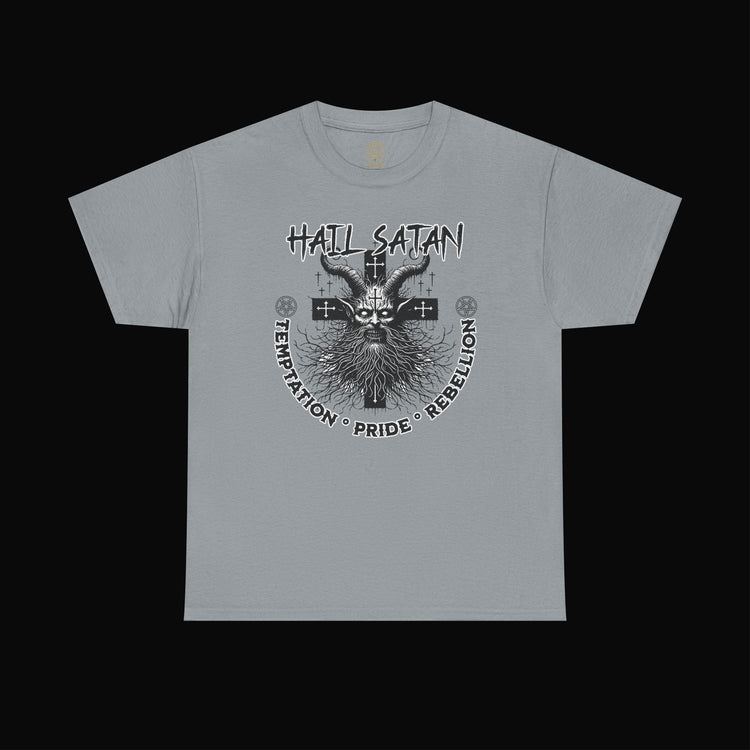 Hail Satan Tee – Rebellion, Temptation, and Pride