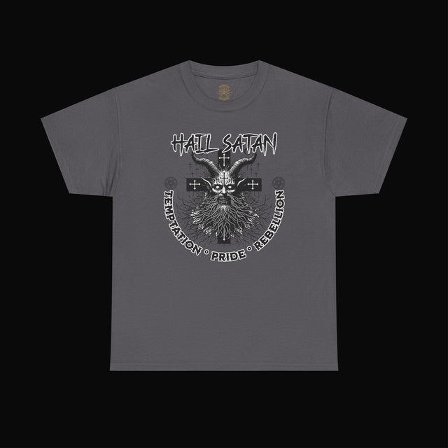 Hail Satan Tee – Rebellion, Temptation, and Pride