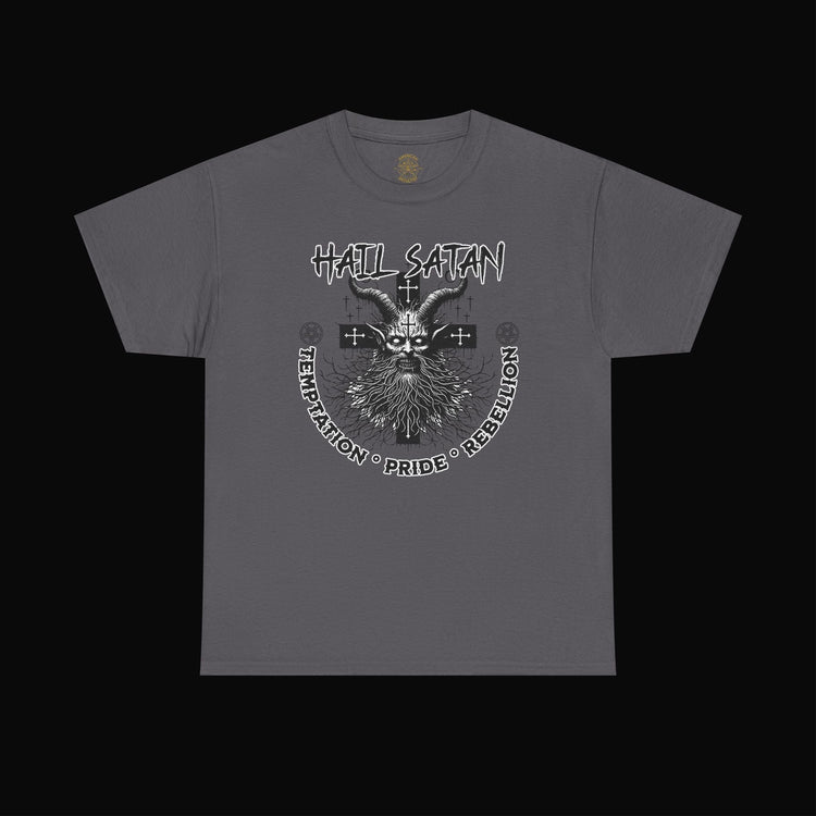 Hail Satan Tee – Rebellion, Temptation, and Pride