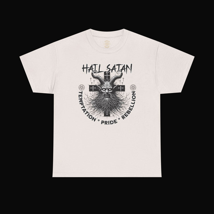Hail Satan Tee – Rebellion, Temptation, and Pride