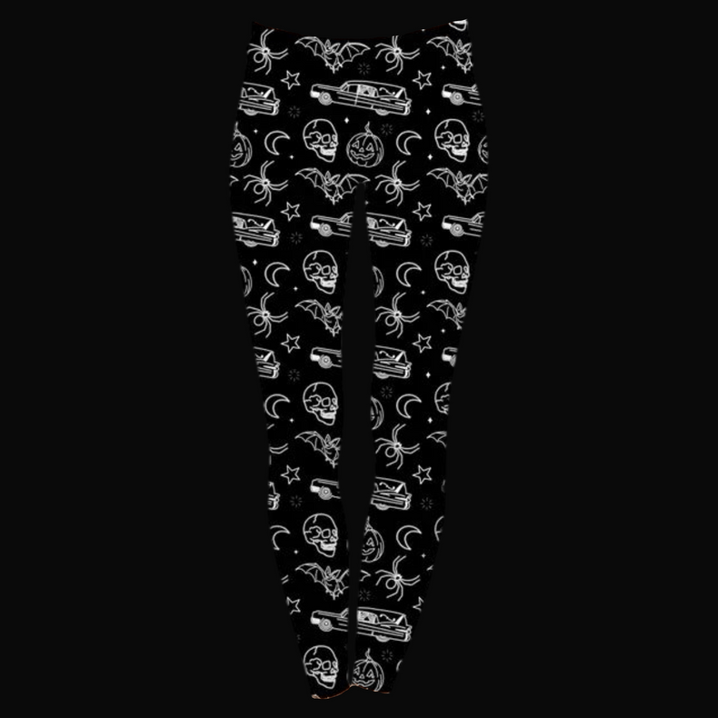 Hearse Time Leggings – Gothic Funeralcore Statement