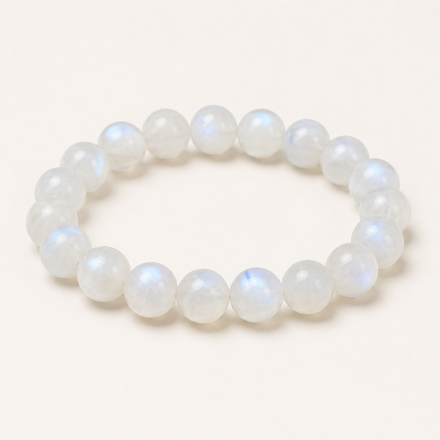 Representative clear-to-nearly-colorless beaded stretch bracelet sold as Herkimer; quartz identity, New York locality, treatment, bead dimensions, fit, and exact condition are unverified