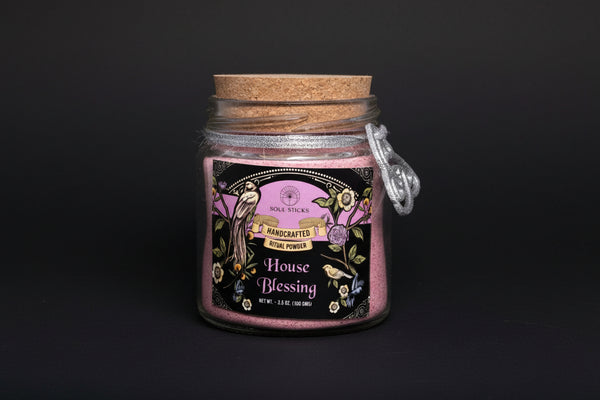 House Blessing Ritual Spell Powder Jar (3.5 oz)
