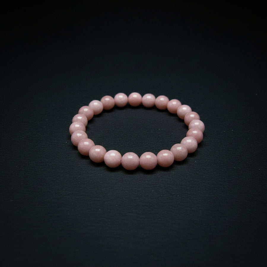 Pink Calcite Beaded Bracelet