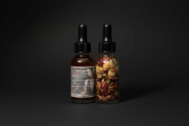 Love Obsession ritual oil bottle with dropper