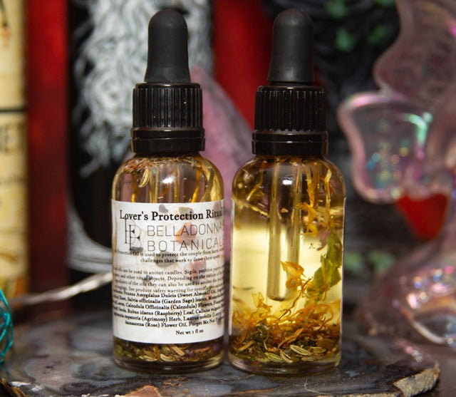 Lover's Protection Ritual Oil – handcrafted oil to protect relationships and shield couples from negative influences