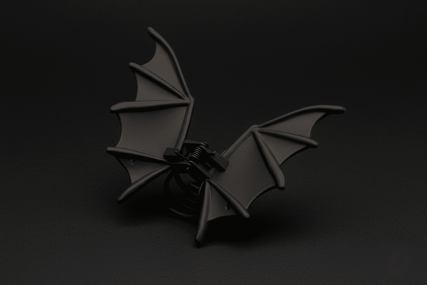 Metal Bat Wing Hair Clip – Gothic Dark Fashion Accessory
