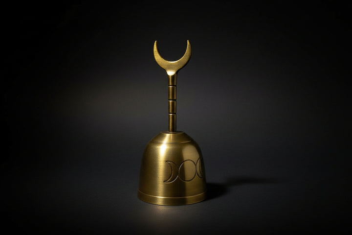 Moon Altar Bell – Brass Triple Moon
