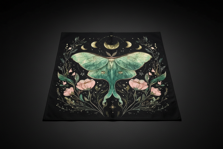Moonbloom Luna Moth Altar Cloth