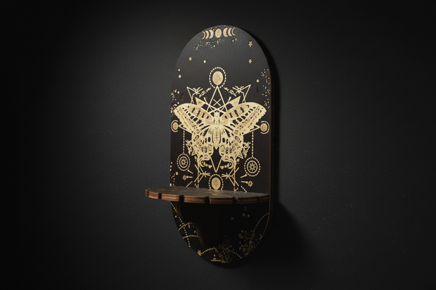 moth pendulum holder on a white background.