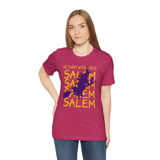 Not Every Witch Lives in Salem Tee – Occult Streetwear