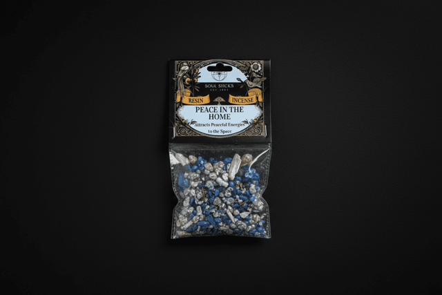 Peace in the Home resin incense package