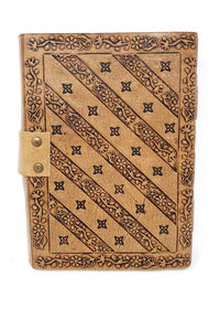 Pentagram Broom Leather Journal 5x7" with Latch Closure