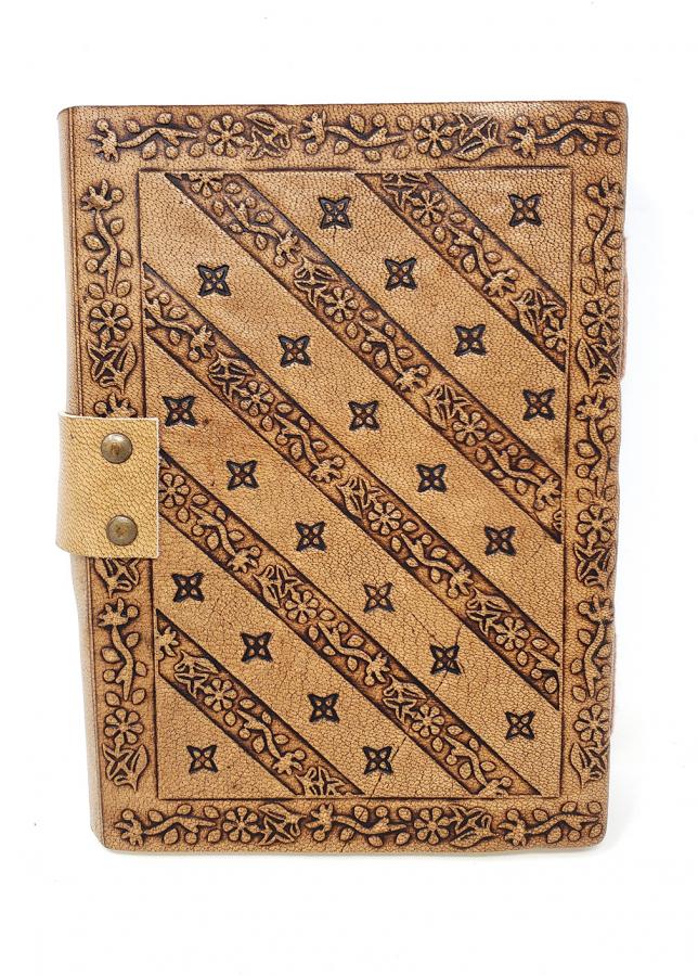 Pentagram Broom Leather Journal 5x7" with Latch Closure