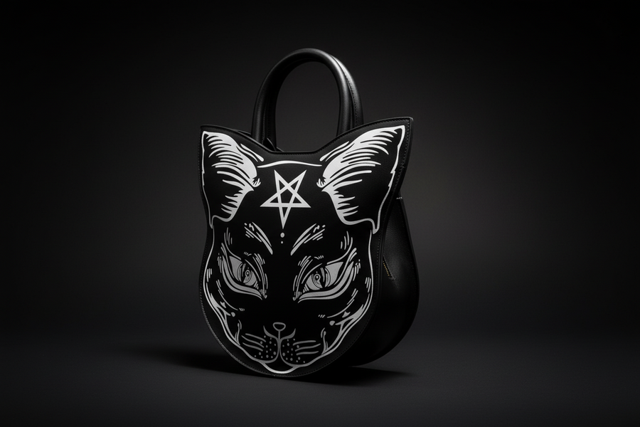 Pentagram Cat Handbag